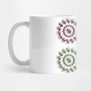 Multicoloured Flower Rings Mug